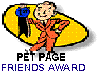 Pet Page Friends Award